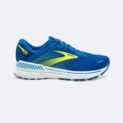 Men's Brooks Adrenaline GTS 22 Road Running Shoes Blue/White | USA34067