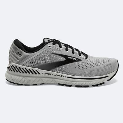 Men's Brooks Adrenaline GTS 22 Road Running Shoes Grey/Black | USA98367