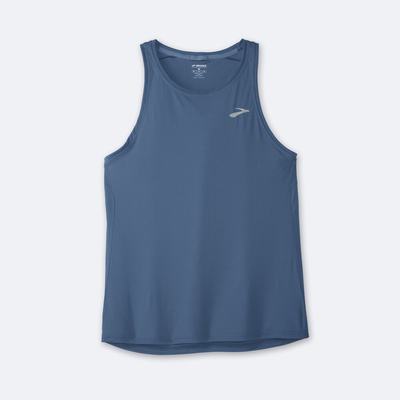 Men's Brooks Atmosphere Singlet Tanks Blue | USA68420