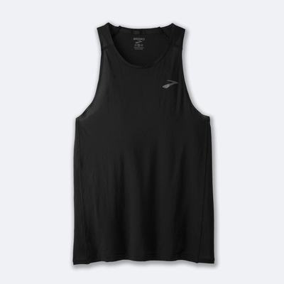 Men's Brooks Atmosphere Singlet Tanks Black | USA75924