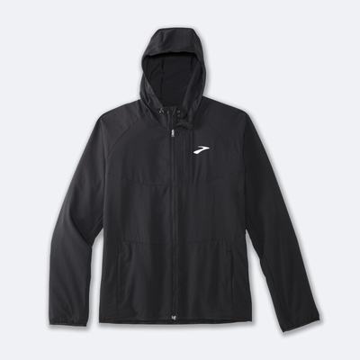 Men's Brooks Canopy Jackets Black | USA16730