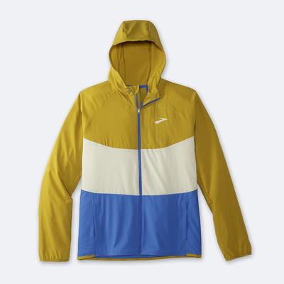 Men's Brooks Canopy Jackets Gold/Orange | USA91526