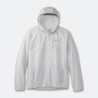 Men's Brooks Canopy Jackets White | USA46321