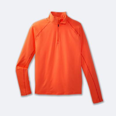 Men's Brooks Dash 1/2 Zip Jackets Orange | USA35810