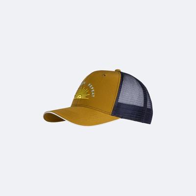 Men's Brooks Discovery Trucker Hats Olive/Navy | USA35608