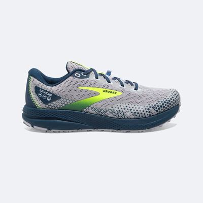 Men's Brooks Divide 3 Trail Running Shoes Grey/Navy | USA48075