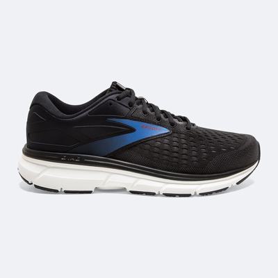 Men's Brooks Dyad 11 Road Running Shoes Black/Blue | USA53170