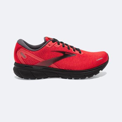 Men's Brooks Ghost 14 Road Running Shoes Red/Pink/Black | USA52601