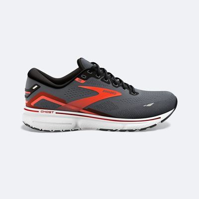 Men's Brooks Ghost 15 Road Running Shoes Black/Orange | USA25148