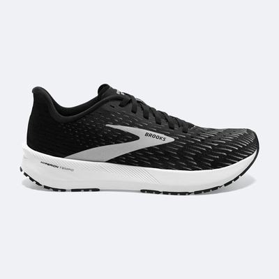 Men's Brooks Hyperion Tempo Road Running Shoes Black/Silver/White | USA32106