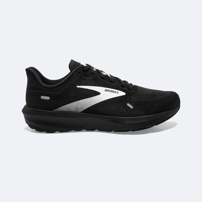 Men's Brooks Launch 9 Running Shoes Black/White | USA27013