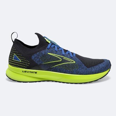 Men's Brooks Levitate StealthFit 5 Road Running Shoes Blue | USA27109