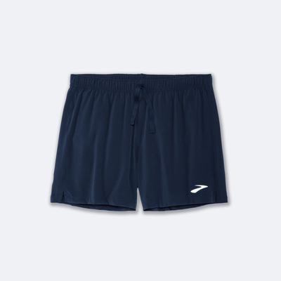 Men's Brooks Moment 5" Running Shorts Navy | USA78345