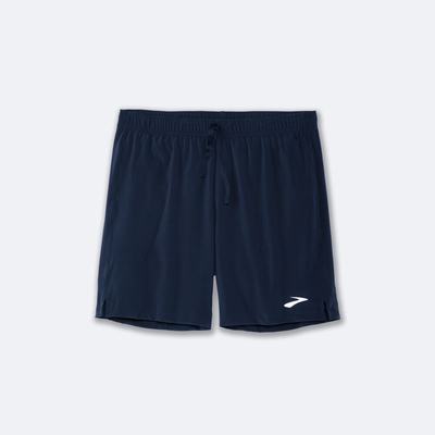 Men's Brooks Moment 7" Running Shorts Navy | USA21056