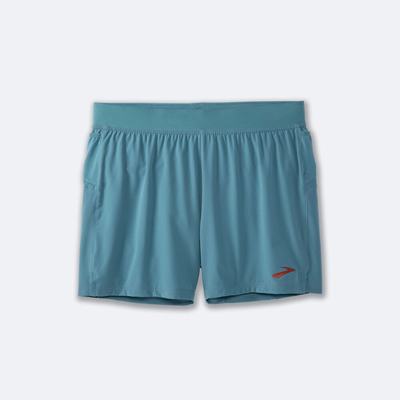 Men's Brooks Sherpa 5" Running Shorts Blue | USA36158