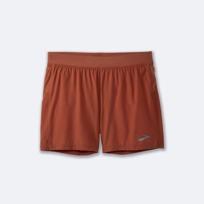 Men's Brooks Sherpa 5" Running Shorts Red | USA07692