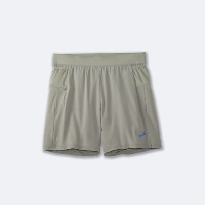 Men's Brooks Sherpa 7" 2-in-1 Running Shorts Grey | USA68259