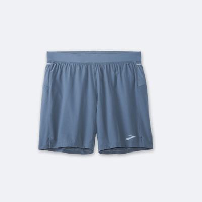 Men's Brooks Sherpa 7" Running Shorts Blue | USA48367