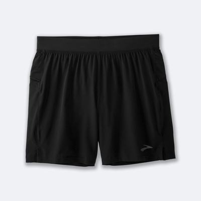 Men's Brooks Sherpa 7" Running Shorts Black | USA80379