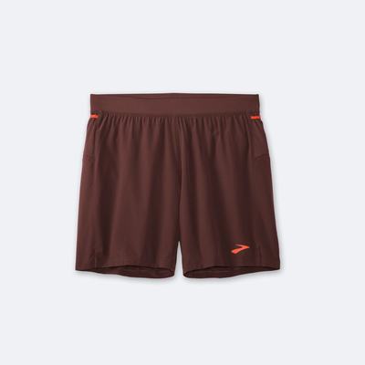 Men's Brooks Sherpa 7" Running Shorts Chocolate | USA02936