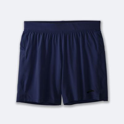 Men's Brooks Sherpa 7" Running Shorts Navy | USA16027