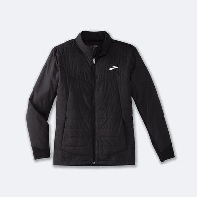 Men's Brooks Shield Hybrid 2.0 Jackets Black | USA94105