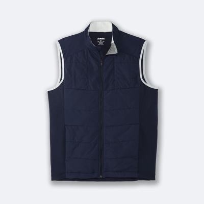 Men's Brooks Shield Hybrid Vest Navy/Grey | USA67491