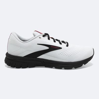 Men's Brooks Signal 3 Road Running Shoes White/Black/Red | USA83572