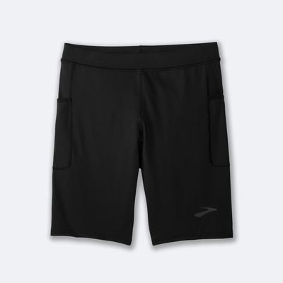 Men's Brooks Source 9" Short Tight Black | USA59821