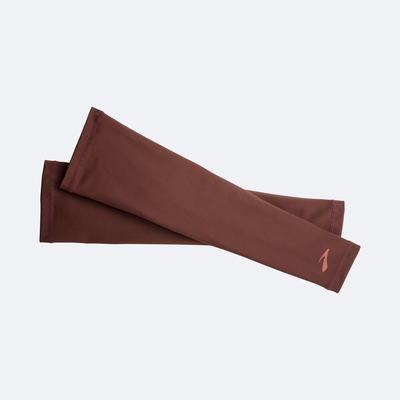 Men's Brooks Source Midweight Arm Warmer Chocolate | USA23841