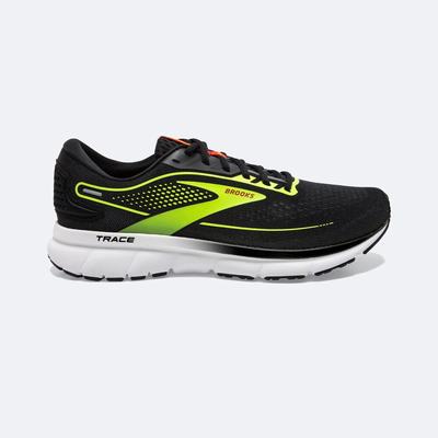 Men's Brooks Trace 2 Road Running Shoes Black/Grey | USA42387