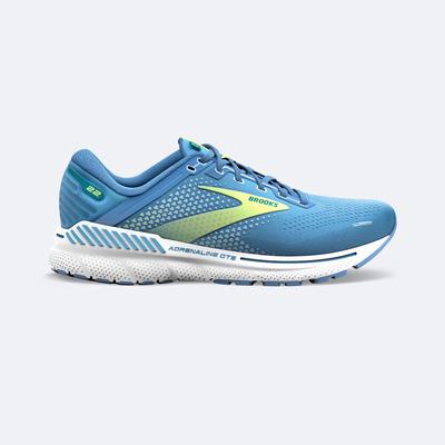 Women's Brooks Adrenaline GTS 22 Road Running Shoes Silver Blue/Green/White | USA12435