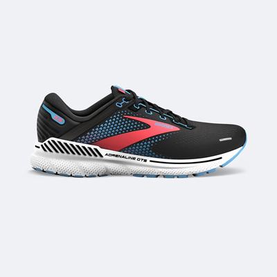 Women's Brooks Adrenaline GTS 22 Road Running Shoes Black/Blue/Coral | USA47928