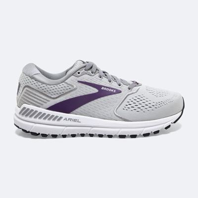 Women's Brooks Ariel '20 Running Shoes Grey/Purple | USA97120