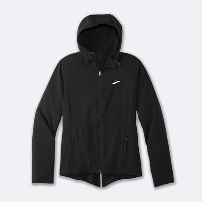 Women's Brooks Canopy Jackets Black | USA15698