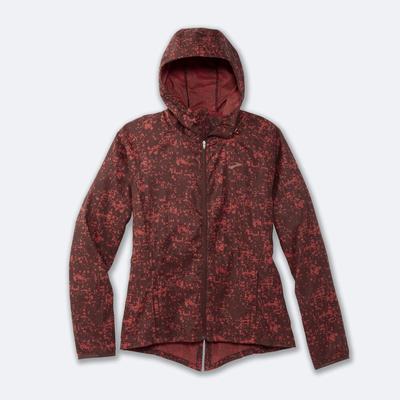 Women's Brooks Canopy Jackets Chocolate | USA58349