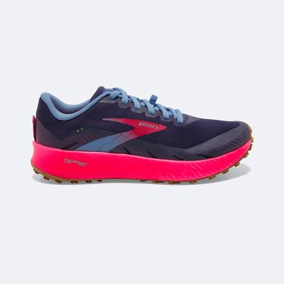 Women's Brooks Catamount Trail Running Shoes Deep/Pink | USA16987