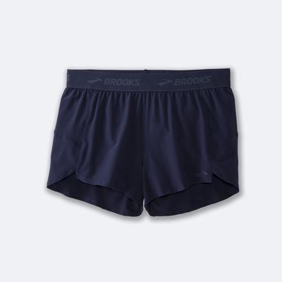 Women's Brooks Chaser 3" Running Shorts Navy | USA69530