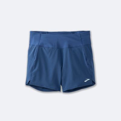 Women's Brooks Chaser 5" Running Shorts Blue Grey | USA02415