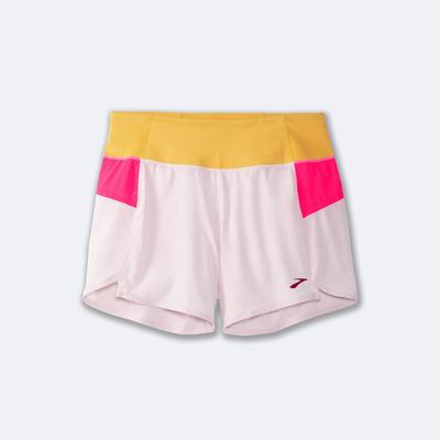 Women's Brooks Chaser 5" Running Shorts Pink/Orange | USA63098