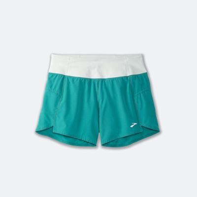 Women's Brooks Chaser 5" Running Shorts Green/Mint | USA70518