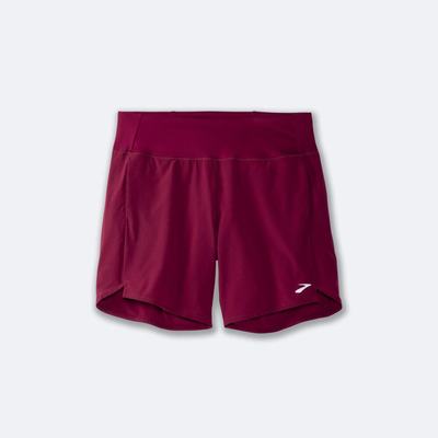 Women's Brooks Chaser 7" Running Shorts Burgundy | USA95364