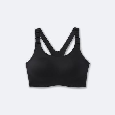 Women's Brooks Dare Racerback Run Bra 2.0 Sports Bras Black | USA23147