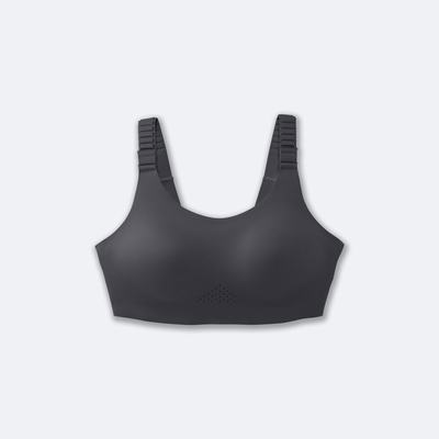 Women's Brooks Dare Scoopback Run Bra 2.0 Sports Bras Grey | USA45621