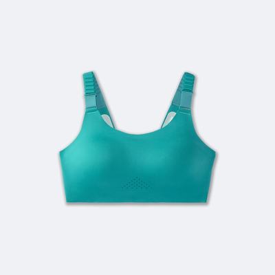 Women's Brooks Dare Scoopback Run Bra 2.0 Sports Bras Green/Light Mint | USA83419