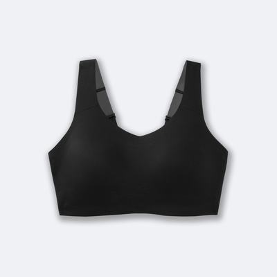 Women's Brooks Dare Scoopback Run Bra Sports Bras Black | USA14678