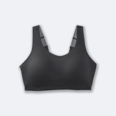 Women's Brooks Dare Scoopback Run Bra Sports Bras Grey | USA41387