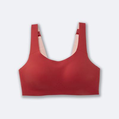 Women's Brooks Dare Scoopback Run Bra Sports Bras Rose | USA56180