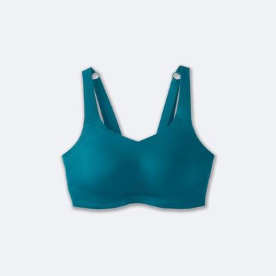 Women's Brooks Dare Underwire Run Bra Sports Bras Green | USA03186