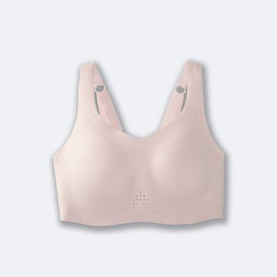 Women's Brooks Dare Underwire Run Bra Sports Bras Rose | USA63804